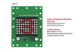 SKD 37 Dot Matrix Display