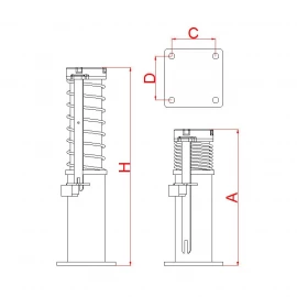 HT25-114 High Speed Hydraulic Buffer