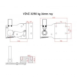 Vini Hydraulic Lift Safety Gear HD 3250 - HD 6500