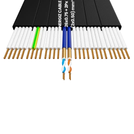 26x1mm2 + 2Px(2x0.50)mm2 Elevator Shielded Cable