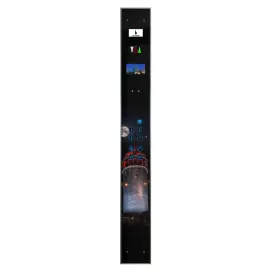 Touch Full Height Black Glass COP