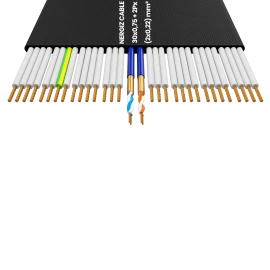 30x0.75mm2 + 2P(2x0.22)mm2 Elevator Foiled Flexible